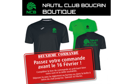 BOUTIQUE / 2ème commande